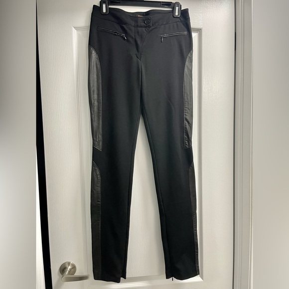 Danier | Leather-panelled Stretch Pant - Picture 1 of 13